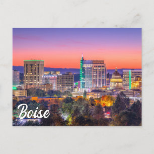 Boise, Idaho, Vereinigte Staaten Postkarte