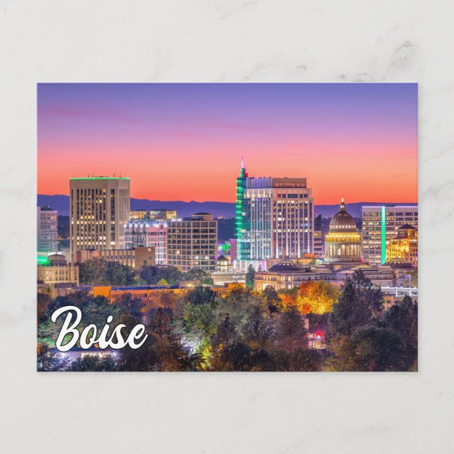 Boise, Idaho, Vereinigte Staaten Postkarte (Vorderseite)