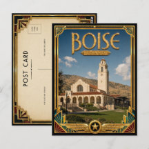 Boise Idaho Vintage Art Deco Golden Age
