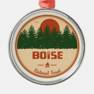 Boise National Forest Ornament Aus Metall