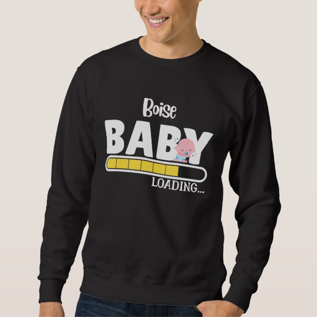 Boise Native Pride  State Baby Eltern Mutter Vater Sweatshirt (Vorderseite)