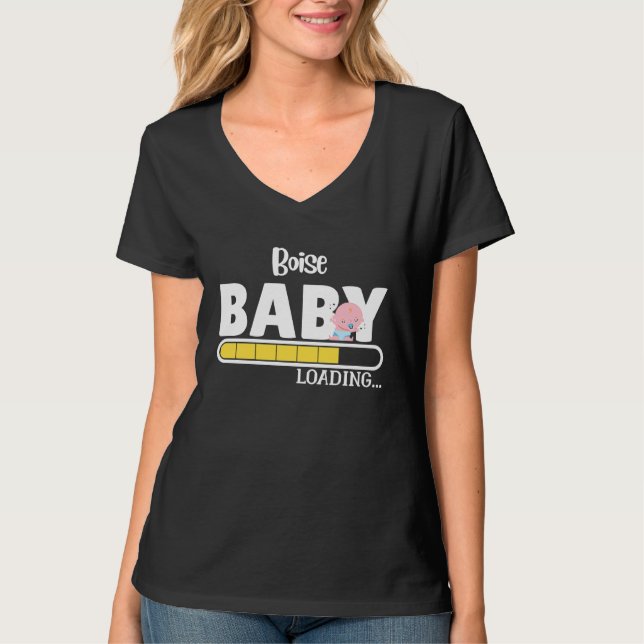 Boise Native Pride  State Baby Eltern Mutter Vater T-Shirt (Vorderseite)