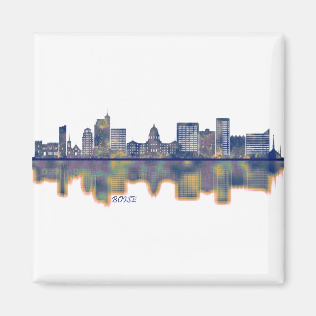 Boise Skyline Magnet (Vorne)
