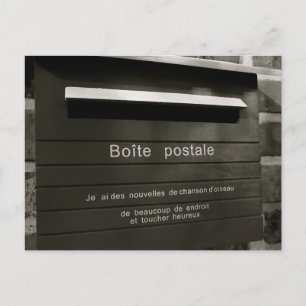 Boite postale postkarte