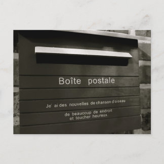 Boite postale postkarte