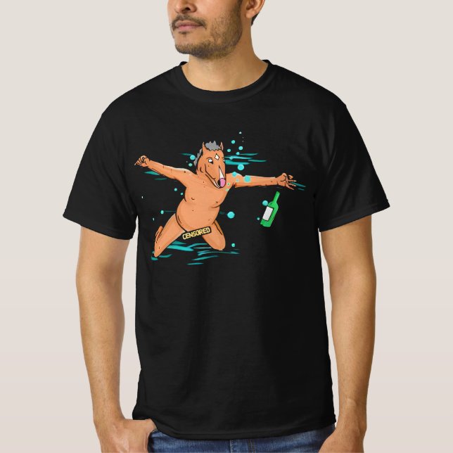 Bojack Horseman witzig T-Shirt (Vorderseite)