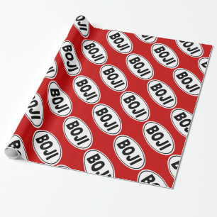 BOJI Okoboji Iowa Geschenkpapier