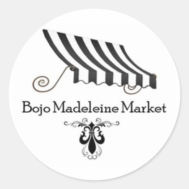 Bojo Madeleine Market 3" Round Sticker 2025 (Vorderseite)