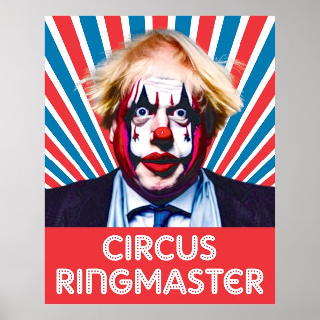 Bojo the Clown Tory Circus Ringmaster Poster (Vorne)