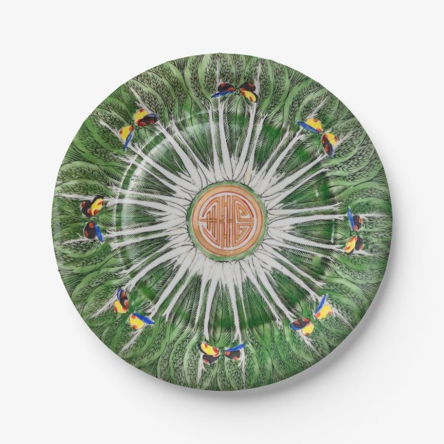 Bok Choy 7" Plate Pappteller (Vorderseite)