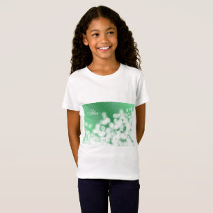 bokeh Artbeschaffenheit. Name T-Shirt