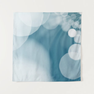 Bokeh-blaue Hintergrundlinse Wandteppich