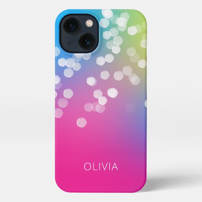 Bokeh Colorful Gradient iPhone Case iPhone Hülle (Rückseite)