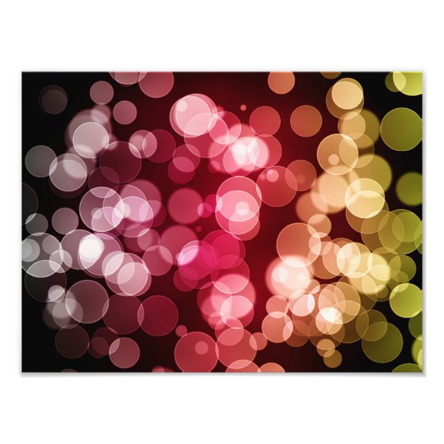 Bokeh Fotodruck (Vorne)