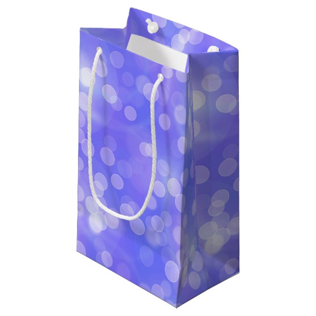 Bokeh Gift Bag Kleine Geschenktüte (Vorderseite Schrägansicht)