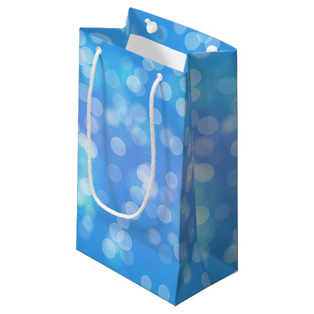 Bokeh Gift Bag Kleine Geschenktüte (Vorderseite Schrägansicht)