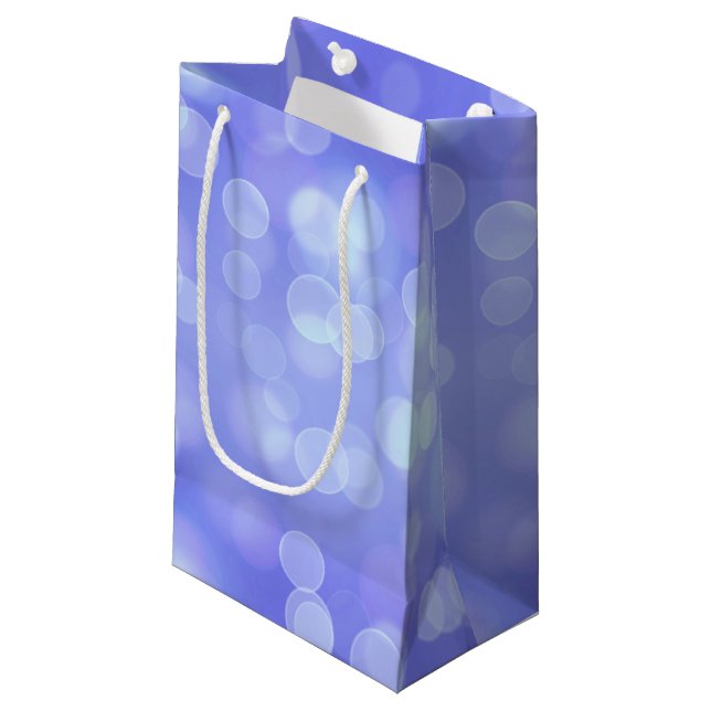 Bokeh Gift Bag Kleine Geschenktüte (Vorderseite Schrägansicht)