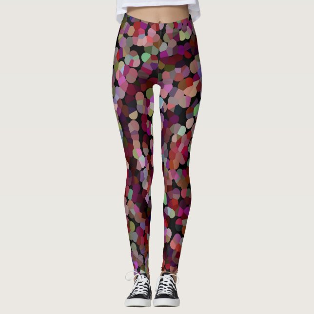 Bokeh inspiriert Leggings (Vorderseite)
