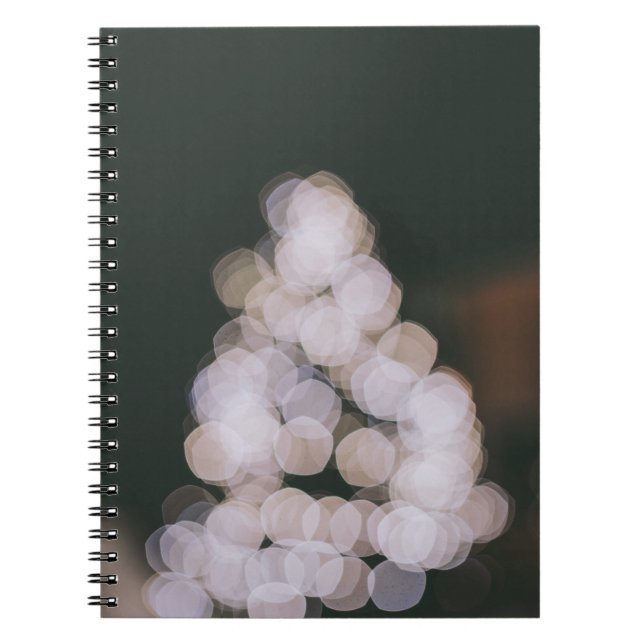 Bokeh-Lampen Notizblock (Vorderseite)