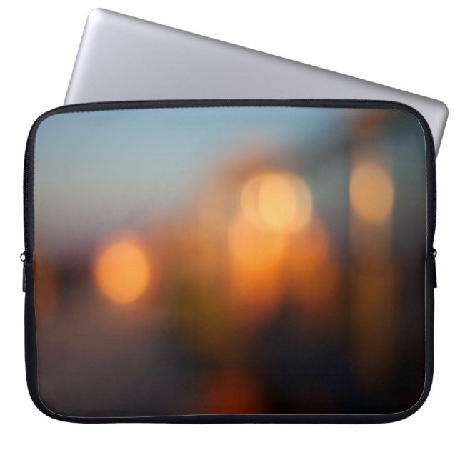 Bokeh Laptopschutzhülle (Vorderseite)