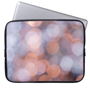 Bokeh Lichteffekt Design glänzend Laptopschutzhülle