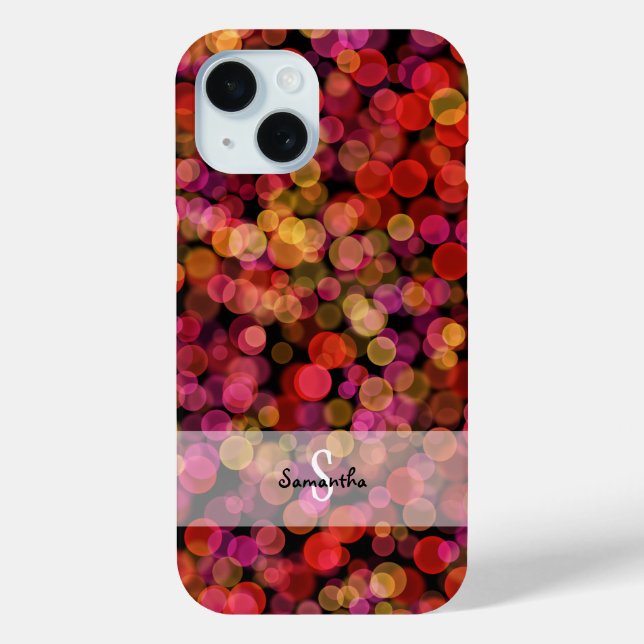 Bokeh-Lichter Case-Mate iPhone Hülle (Rückseite)