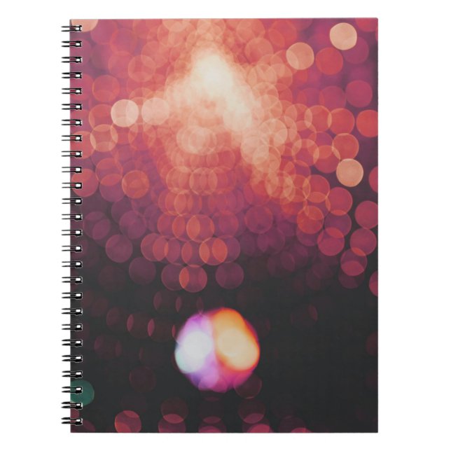 Bokeh-Lichtfotografie Notizblock (Vorderseite)