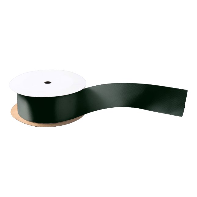 Bokeh Navidad Deep Forest Green Satinband (Spule)
