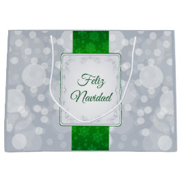 Bokeh Navidad Große Geschenktüte