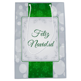 Bokeh Navidad Mittlere Geschenktüte