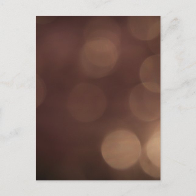 Bokeh Postkarte (Vorderseite)