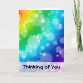 Bokeh Rainbow Karte