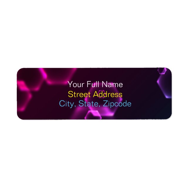 Bokeh, Rücksendeadresse (Vorne)