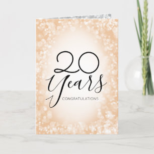 Bokeh universelle Jubiläumskarte Karte