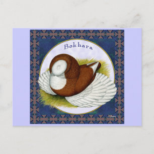 Bokhara in der Runde Postkarte