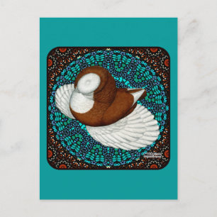 Bokhara Pigeon Extravagant Postkarte