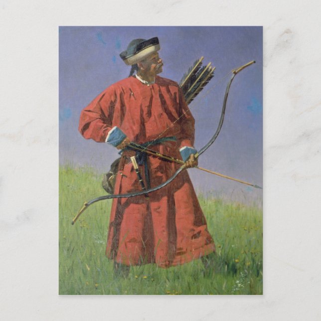 Bokharan Soldier , 1873 Postkarte (Vorderseite)