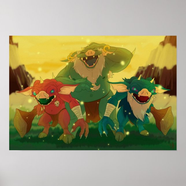 Bokoblin Trio Poster (Vorne)
