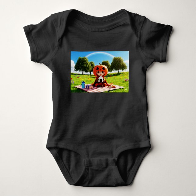 Bokuchander Mittagszeit Baby Strampler (Vorderseite)