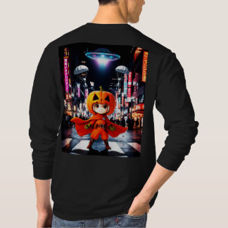 Bokuchander UFO-Design Long Ärmel T - Shirt