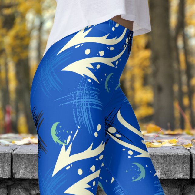 Bold Absolute Null Dragon Slash Muster Leggings (Dragon Slash on Absolute Zero Leggings)