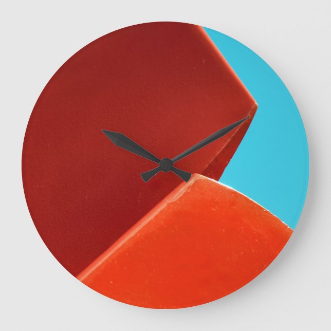 bold abstract große wanduhr (Vorderseite)