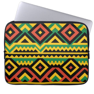 Bold African Print Laptopschutzhülle