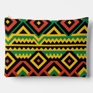 Bold African Print Zubehörtasche