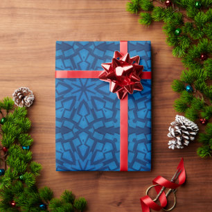 Bold Artistic Geometric Seasonal Brautparty Geschenkpapier