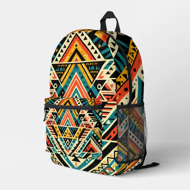 Bold Aztec Adventure Backpack Bedruckter Rucksack (Rückseitige Ecke Rechts)