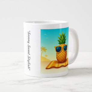 "Bold Beach Mood" Jumbo-Tasse