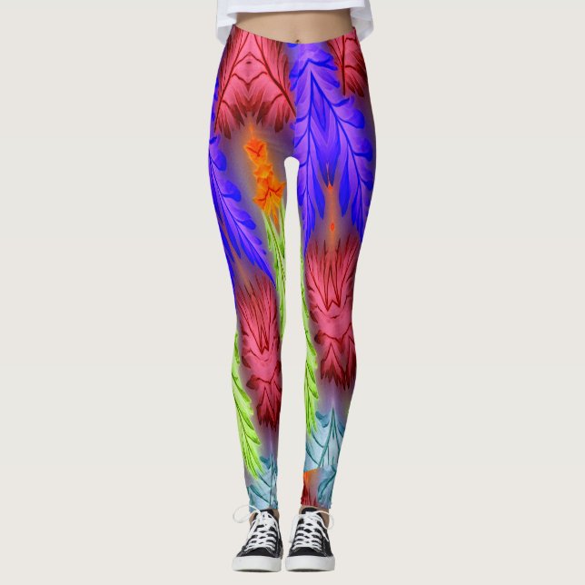Bold & Beautiful bunt "Ratti_Creative_Arts" Le Leggings (Vorderseite)