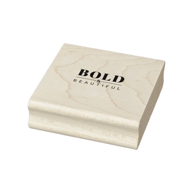 BOLD & BEAUTIFUL STAMP GUMMISTEMPEL (Stempel)