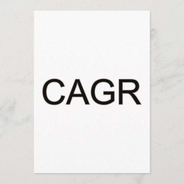 Bold Black CAGR Programm (Vorderseite)